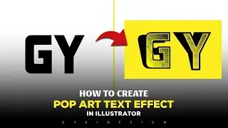 How to create pop art text effect in Adobe illustrator