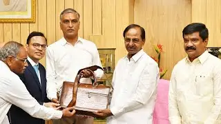 CM KCR And Minister Harish Rao At TS Assembly Budget Sessions | Political Qube