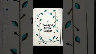 10 easy border designs PROJECT WORK DESIGNS/ SIDE BORDER DESIGNS / BORDER DESIGNS