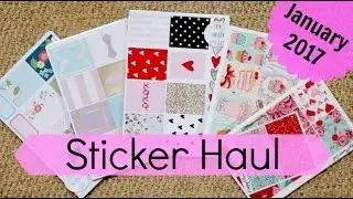 Sticker Haul || JosephineBowDesigns + HappyPlannerGal