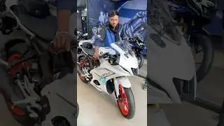 10 lakh Yamaha r15 v4 intensity white || The final look in 2025 model || #r15v4 #r15 #yamaha #r15v3