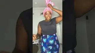 How to tie the latest gele in the simplest way.