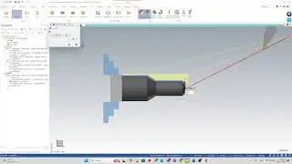 กลึงงานโดย   Mastercam Lathe  2025  EP 1.1