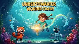 Underwater Wonder Chase! 🌊 | Funny Kids Animation | Lila, Reddy & Beety&rsquo;s Ocean Adventure