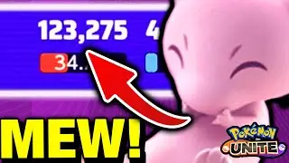 MEW HAS INSANE POKE!! *Solar Beam Mew* - Pok&eacute;mon Unite