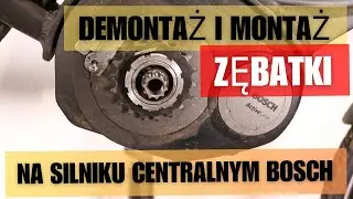 Zębatka na silniku centralnym Bosch