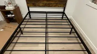 Walmart metal bed frame assembly