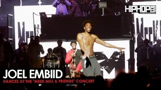 Meek Mill Brings out Philadelphia Sixers Joel Embiid at His Meek Mill & Friends Concert