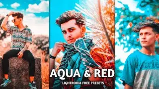 Aqua & Red Lightroom Presets