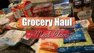 Weekly Grocery Haul & Menu | Harris Teeter Pick Up