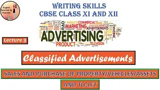 Tips & Tricks to write Classified Advertisements | Sale / Purchase & To- Let | Class 11 & 12 |