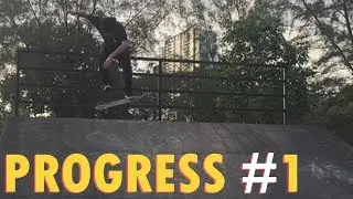 NOLLIE BIGSPIN on a bank + Channel Update // PROGRESS #1