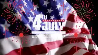 Proudly Celebrating Independence Day: Patriotic Background Video & Music