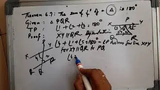CBSE CLASS 9 MATHS THEOREM 6.7 ASP OF TRIANGLE PROOF ENGLISH