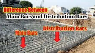 Difference Between Main and Distribution Bars in Raft l Raft Footing kase karte hain l Episode #2