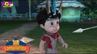 സൂപ്പർഹീറോ വീർ | Vir The Robot Boy | Compilation 56 | Best malayalam story | Cartoon