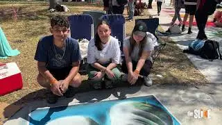 Arts in Our Schools Month: Winter Park High School Chalk the Walk event