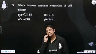 Which hormone stimulates contraction of gall bladder.....