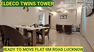 Ready To move flat, 3 Bhk  Eldeco Twins Tower, Iim Road Lucknow,Call:9161395151,@EstaateTalk 