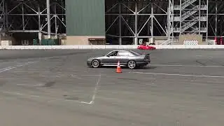 R33 Skyline Hoons at AutoX event