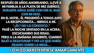 Mi hijo me hizo dormir en la acera en mi viaje so&ntilde;ado; al otro d&iacute;a, en la mesa...