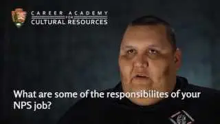 Albert LeBeau talks about the responsibilities of his NPS job