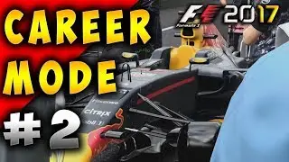 F1 2017 GAME CAREER MODE PART 2 | ANOTHER CLOSE FINISH!