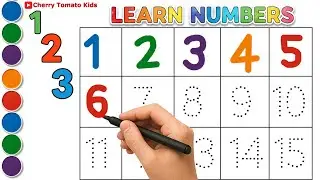 Learn Numbers 1 to 15 | Number Tracing for Kids | Counting 1 to 15 | Preschool Learning Video
