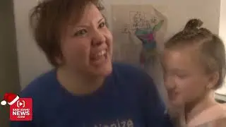 All her daughter wanted was used VHS movies from DI but Secret Santa showed up with a lot more