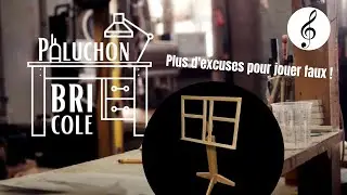 Pupitre à partitions en bois DIY