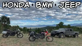 2 Adventure Bikes And A Jeep Gladiator / The TAT West