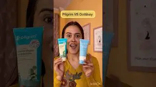 Dot&key VS Pilgrim #shorts #youtubeshorts #moisturizer #skincare #dotnkey #pilgrim #compare