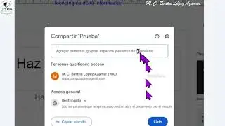 Google Drive y documentos compartidos en l&iacute;nea