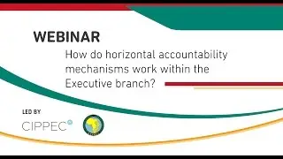 Webinar: Horizontal accountability mechanisms within the Executive branch