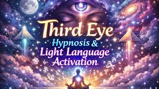 Third eye chakra hypnosis activation & Light Language Activation 