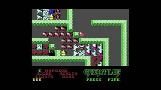 Gauntlet for the Commodore 64 - Streamed on an Ultimate 64