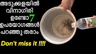 അടുക്കളയിൽ വിനിഗർ ഉണ്ടെങ്കിൽ ഈ വീഡിയോ കാണണം / 7 Useful Cleaning Tips with Vinegar #hacks