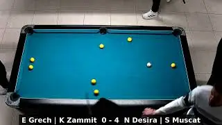 E Grech | K Zammit vs N Desira | S Muscat | Pairs Cup 2026 - Event 1 | Round 1