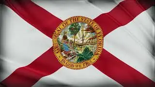 Florida State Flag &ndash; 1 Hour Loop | US State Flags Series