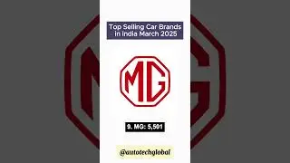 Top Selling Car Brands in India March 2025 #marutisuzuki #hyundai #tata #mahindra #toyota #kia #car