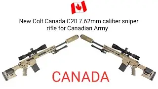 New Colt Canada C20 7.62mm caliber sniper rifle for Canadian Army