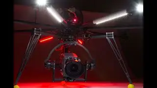 Movie set - behind the scenes low altitude video from octocopter