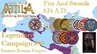 TW: Attila - Fire and Swords 634 A.D. - #68 - Heraclius's Glory - War Visigoths/Carontani/Austrasia