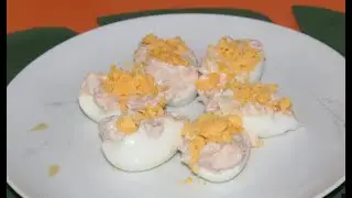 Cómo hacer HUEVOS RELLENOS | Utilizatusmanos