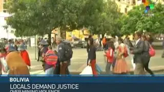 Bolivian Miners, Campesinos Clash