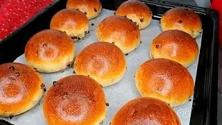 БУЛОЧКИ С ШОКОЛАДНОЙ КРОШКОЙ | Как приготовить мягкие булочки с шоколадной крошкой: ваши идеальны...