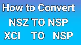 Как конвертировать NSZ в NSP или XCI в NSP