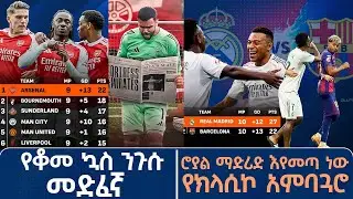 አርሰናል በአየር ያገባል ! በምድር በአየር ጠንክሮ ይከላከላል ! ሮያል ማድሪድ ንጉስ  ማድሪድ እየመጣ ነው ኤፍሬም የማነ 