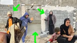 Parisa is building her new house with tears and sorrow.