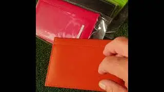 MiClub Leather Scorecard Holder | Premium Handmade Golf Accessory